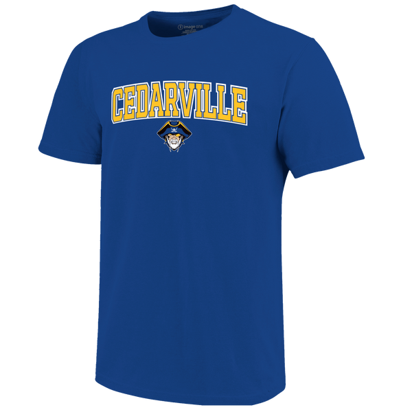 Cedarville Pirates Arch Logo Unisex Cotton T-Shirt