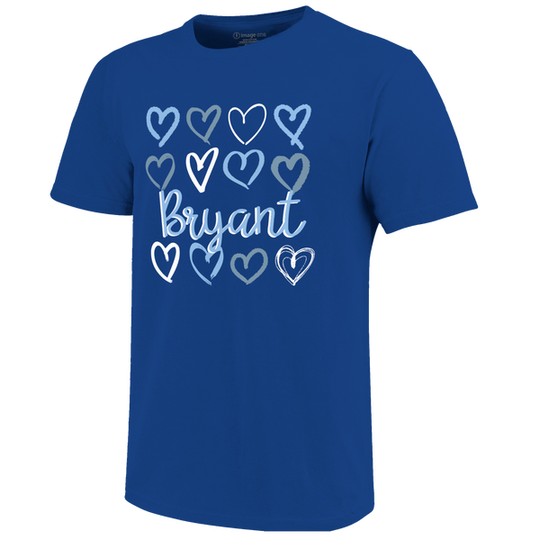 Bryant Hornets Hearts Unisex Cotton T-Shirt