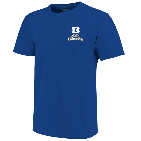 Bryant Hornets 2024 Script Football Champions Short Sleeve T-Shirt