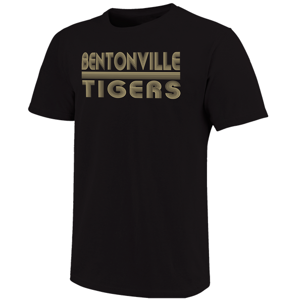 Bentonville Tigers Vintage Lines Unisex Cotton T-Shirt