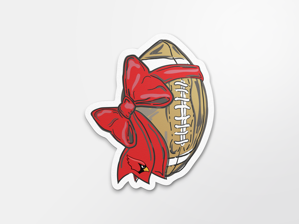 Farmington Cardinals Gameday Bow Sticker