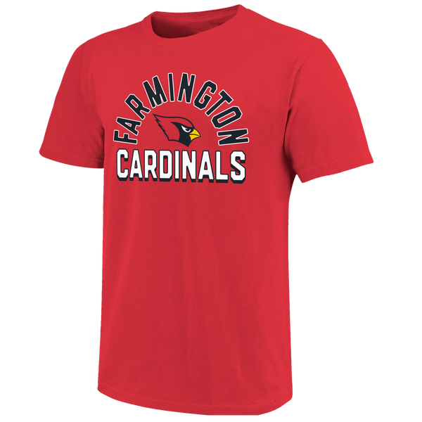 Farmington Cardinals Arch Logo Unisex Cotton T-Shirt