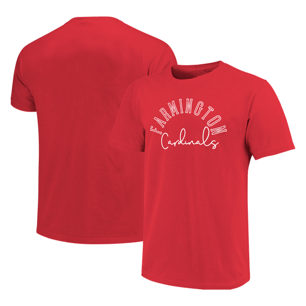 Farmington Cardinals Arch & Type Unisex Cotton T-Shirt