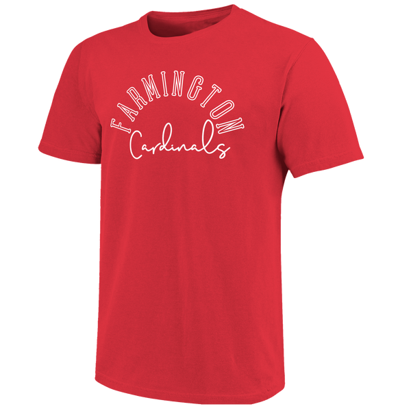 Farmington Cardinals Arch & Type Unisex Cotton T-Shirt