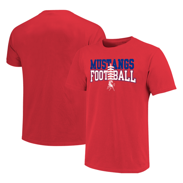 Midland Mustangs Football Laces Unisex Cotton T-Shirt