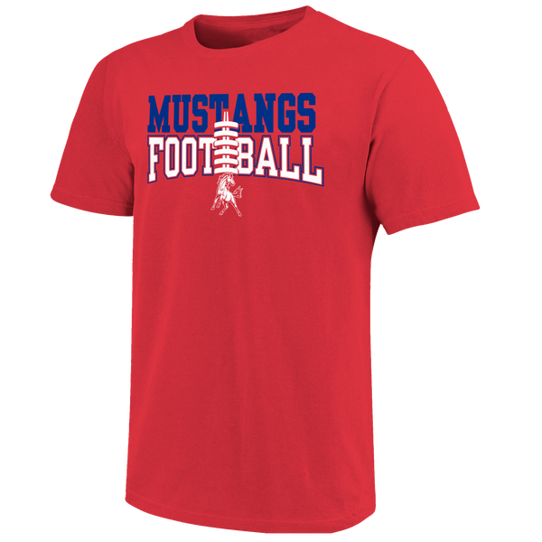 Midland Mustangs Football Laces Unisex Cotton T-Shirt