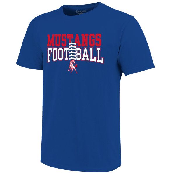 Midland Mustangs Football Laces Unisex Cotton T-Shirt