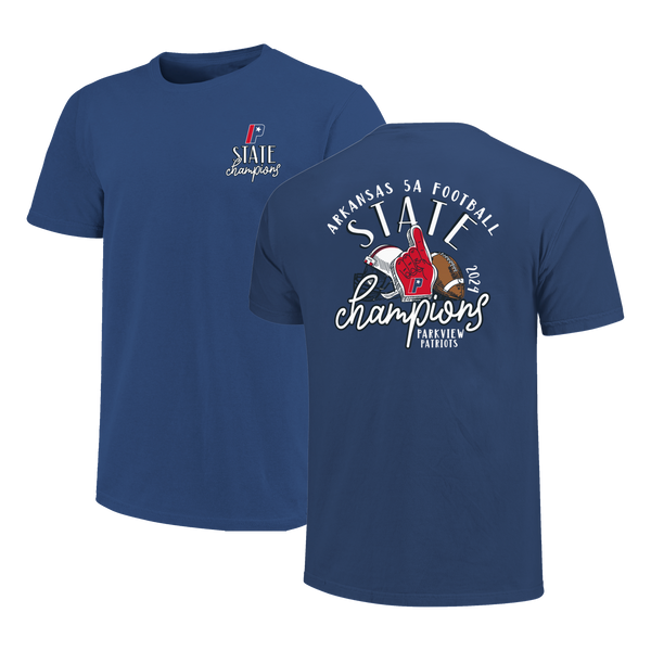 Parkview Patriots 2024 Football Fan Champions Youth Short Sleeve T-Shirt