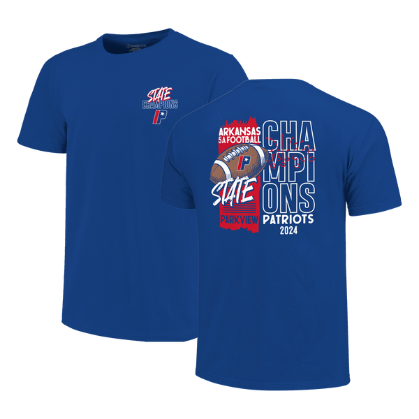 Parkview Patriots 2024 Football Vertical Champions Short Sleeve T-Shirt