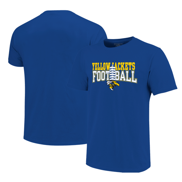 Sheridan Yellowjackets Football Laces Short Sleeve T-Shirt