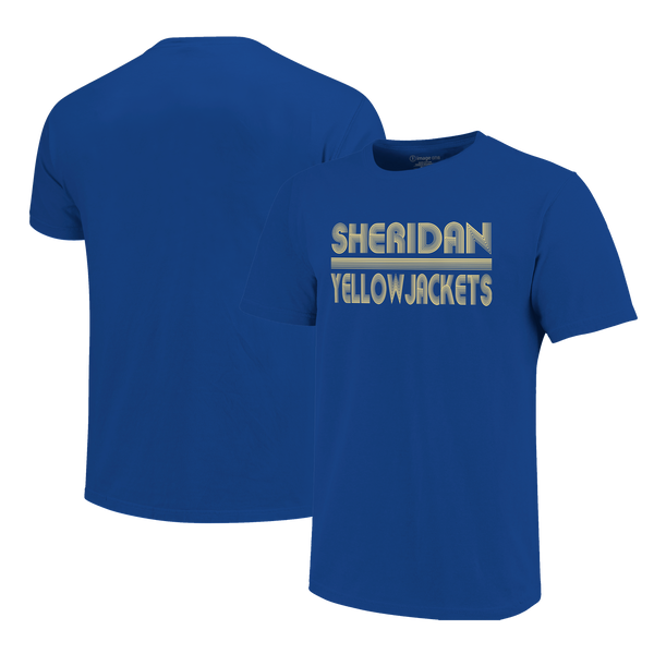 Sheridan Yellowjackets Vintage Lines Short Sleeve T-Shirt